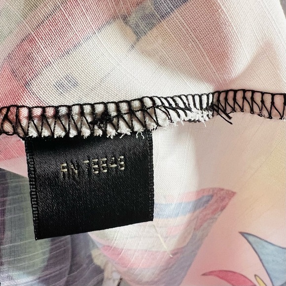 Radzoli by Fully Fashion Button Up Tunic Sharkbite Hem Pockets Pleated Back - Picture 8 of 10